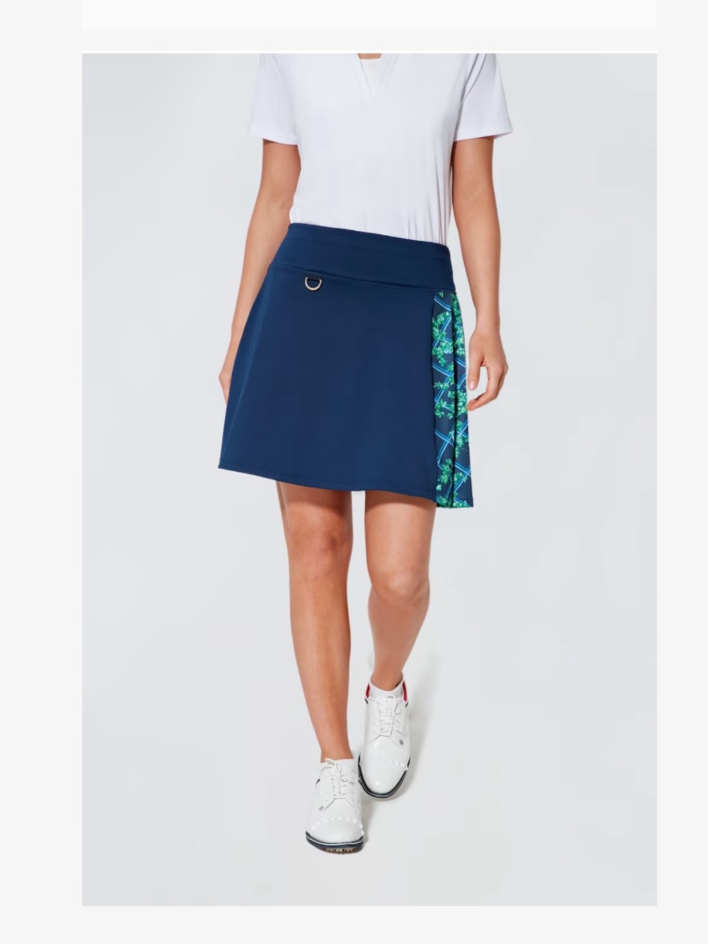 Tuckernuck Women's Navy English Ivy Pleated Golf Skirt NWT